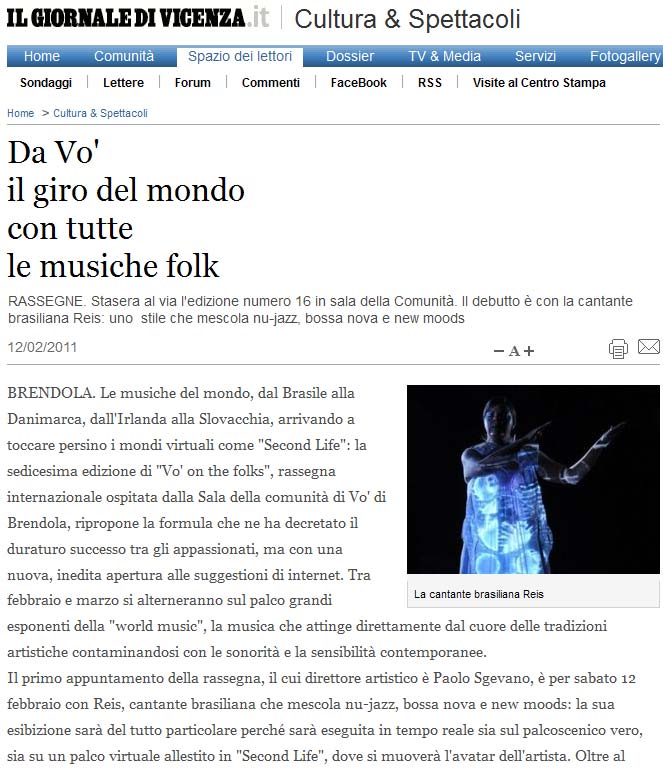 Da Vo' il giro del mondo con tutte le musiche folk